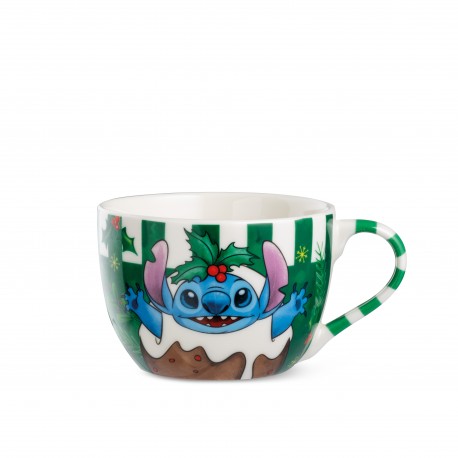 Disney Home - Stitch Green Christmas Breakfast Mug