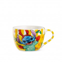 Disney Home - Stitch Yellow Christmas Breakfast Mug