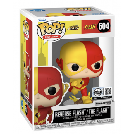 Funko Pop 604 Flash / Reverse Flash Split (Limited Edition), The Flash