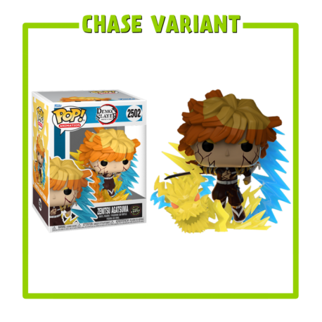 Funko Pop 2502 Zenitsu Agatsuma (Chase)(Premium), Demon Slayer