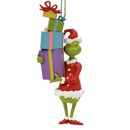 The Grinch - The Grinch with Presents Hanging Ornament