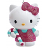 Hello Kitty with Candy Cane Hanging Ornament