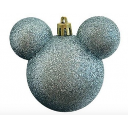 Disney - Mickey Mouse Ear Bauble (Metallic Green)