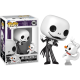 Funko Pop 1808 Jack spellington with Zero, Nightmare Before Christmas