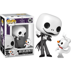 Funko Pop 1808 Jack spellington with Zero, Nightmare Before Christmas