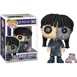 Funko Pop 1942 Wednesday Addams with Thing (Patchwork), Wednesday