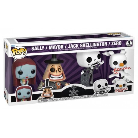 Funko Pop 4-Pack: Disney The Nightmare Before Christmas