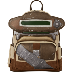 Loungefly Star Wars - Boushh Disguise Cosplay 10" Faux Leather Mini Backpack