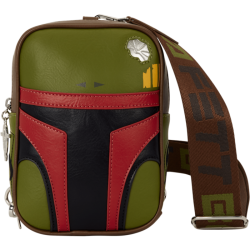 Loungefly Star Wars - Boba Fett 8" Faux Leather Sling Crossbody Bag