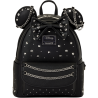 Loungefly Disney - Minnie Mouse Studs & Chains 10" Faux Leather Mini Backpack