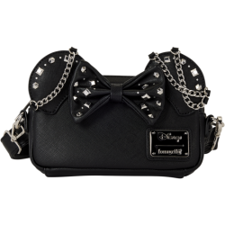Loungefly Disney - Minnie Mouse Studs & Chains 4" Faux Leather Crossbody Bag
