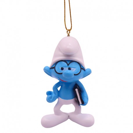 The Smurfs - Brainy smurf Hanging Ornament