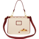 Loungefly Lady & the Tramp - Spaghetti Dinner Charm 8" Faux Leather Crossbody Bag