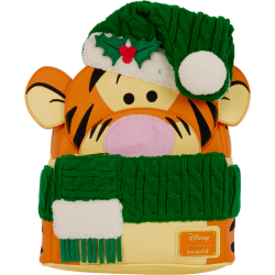 Loungefly Winnie the Pooh - Tigger Holiday Cosplay 10" Faux Leather Mini Backpack