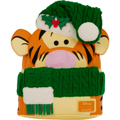 Loungefly Winnie the Pooh - Tigger Holiday Cosplay 10" Faux Leather Mini Backpack