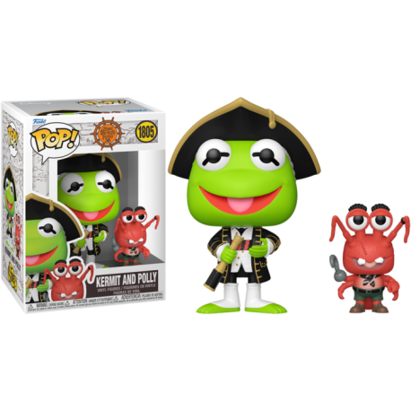 Funko Pop 1805 Kermit & Polly, Muppets: Treasure Island