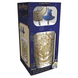 Harry Potter Glass Tumbler with Straws Magic & Mayhem 485 ml
