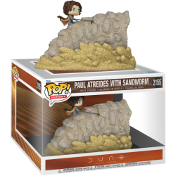 Funko Pop 2155 Paul Atreides with Sandworm (Deluxe), Dune: Part 3
