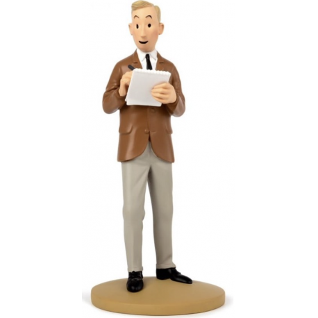 Tintin - Herge als Reporter Figurine
