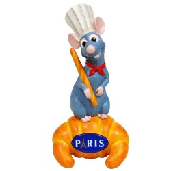 Disney Ratatouille - Remy on Croissant Figurine