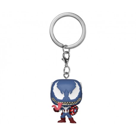 Marvel Venom Pocket POP! Vinyl Keychain Captain America