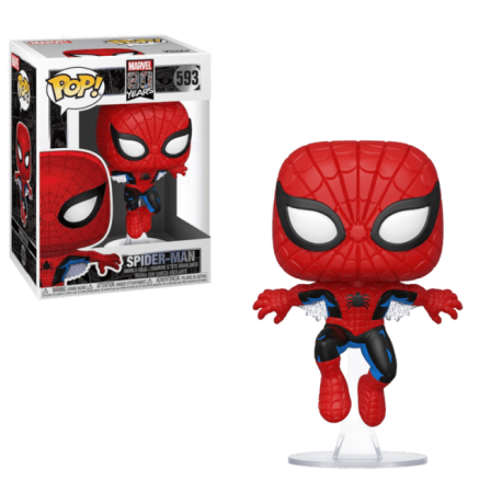 Funko Pop 593 Marvel 80th POP! Marvel Vinyl Figure Spider-Man (First Appearance)