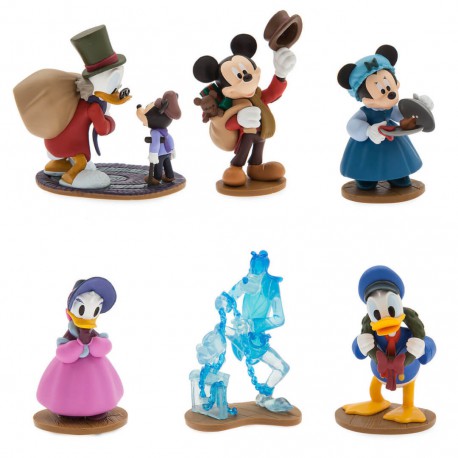 Disney Mickey's (Charles Dickens Inspired) Christmas Carol Figurine Playset