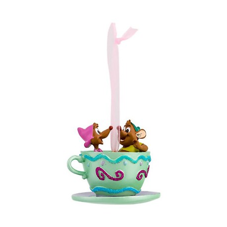 Disney Gus & Suzy Tea Cup Hanging Ornament, Cinderella