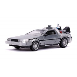 Back to the Future II Hollywood Rides Diecast Model 1/24 DeLorean Time Machine