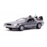 Back to the Future II Hollywood Rides Diecast Model 1/24 DeLorean Time Machine