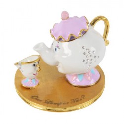 Disney Classic Trinket Box Chip and Mrs. Potts