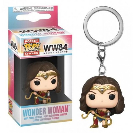 Wonder Woman 1984 Pocket POP! Vinyl Keychain Wonder Woman 1984 w/ Lasso 4 cm