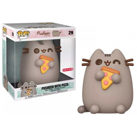 Funko Pop 29 Pusheen Super Sized Vinyl Figure Pusheen w/Pizza 25 cm