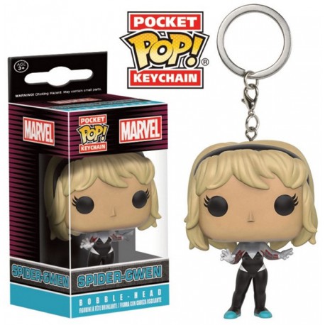 POP! Keychain Marvel Spider Gwen Unmasked