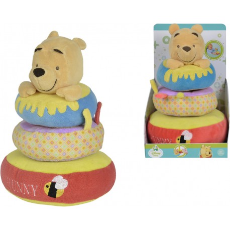 Disney Winnie The Pooh Stacking Pyramid Plush Toy