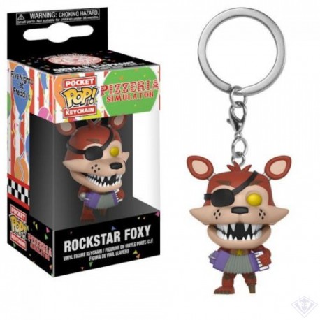 Funko Pocket Pop Rockstar Foxy, Pizzeria Simulator