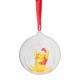 Disney Winnie The Pooh Ornament, Glass