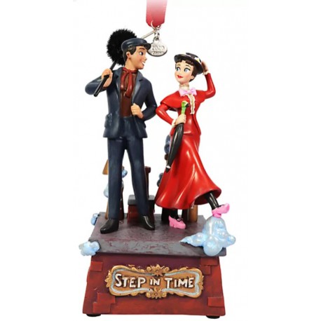 Disney Mary Poppins and Bert Singing Hanging Ornament