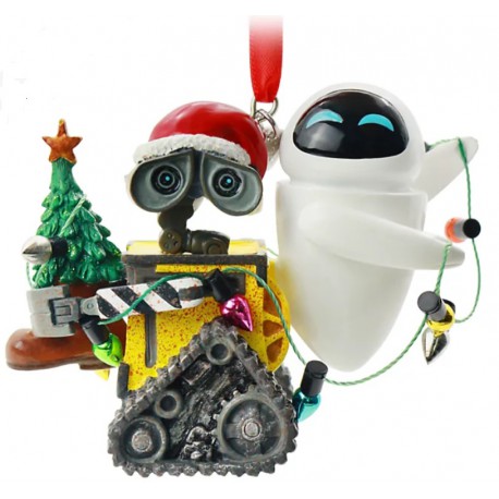 Disney WALL-E and EVE Festive Hanging Ornament