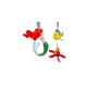 Disney The Little Mermaid Ornament Set (3)