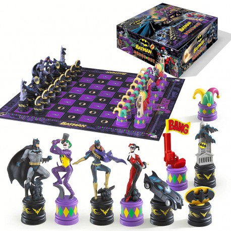 Batman Chess Set Dark Knight Vs. Joker