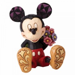 Disney Traditions - Mickey Mouse with Flowers Mini Figurine