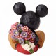 Disney Traditions - Mickey Mouse with Flowers Mini Figurine