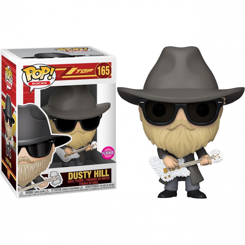 Funko Pop 165 Dusty Hill (Flocked), ZZ 