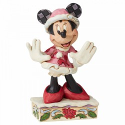 Disney Traditions - Festive Fashionista (Minnie Mouse Christmas Figurine)
