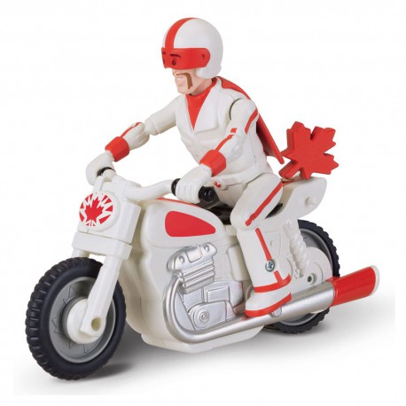 Disney Toy Story 4 Pullback Figure Duke Caboom with Motorcycle 10 cm