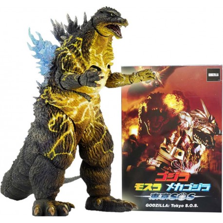 NECA Godzilla Head to Tail Action Figure 2003 Godzilla Hyper Maser Blast (Godzilla: Tokyo S.O.S.) 15 cm