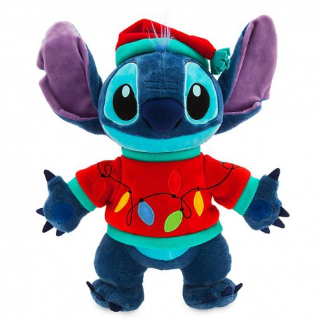 Disney Stitch Light-Up Holiday Cheer Plush