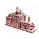 Kurt Adler Battery-Operated Gingerbread Junction LED Train Table Piece