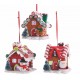 Kurt S. Adler Gingerbread LED Candy House - Set of 3